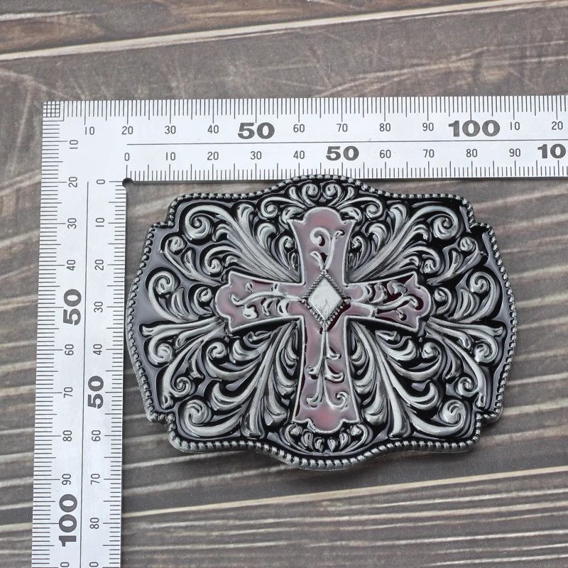 Designer Cross Future Vintage Belt Riveted Belts Menswear Accessories Size ONE SIZE - 6 Thumbnail