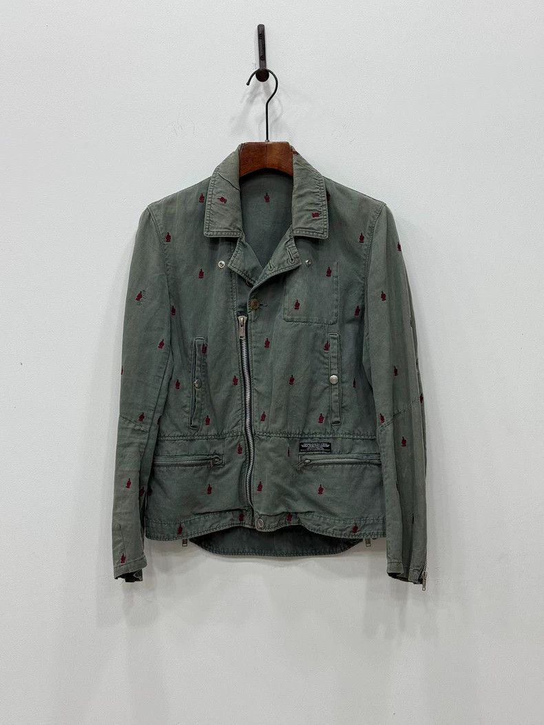 Undercover UNDERCOVER2013SS Pattern Cotton Riders Jacket 2504-Nextarr Size US M / EU 48-50 / 2 - 1 Thumbnail