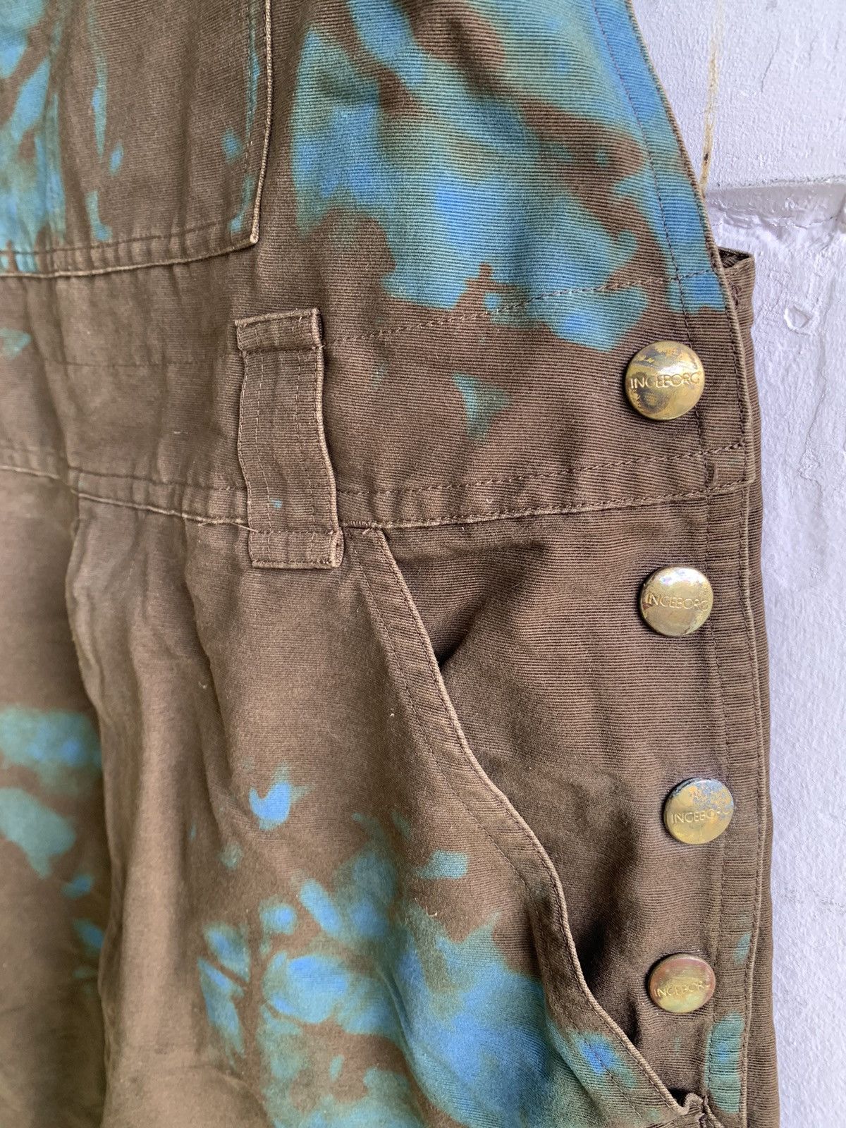 Japanese Brand 💥Vintage Japanese Ingeborg Tie-dye Jumpsiut Cargo Pant Size US 32 / EU 48 - 8 Thumbnail
