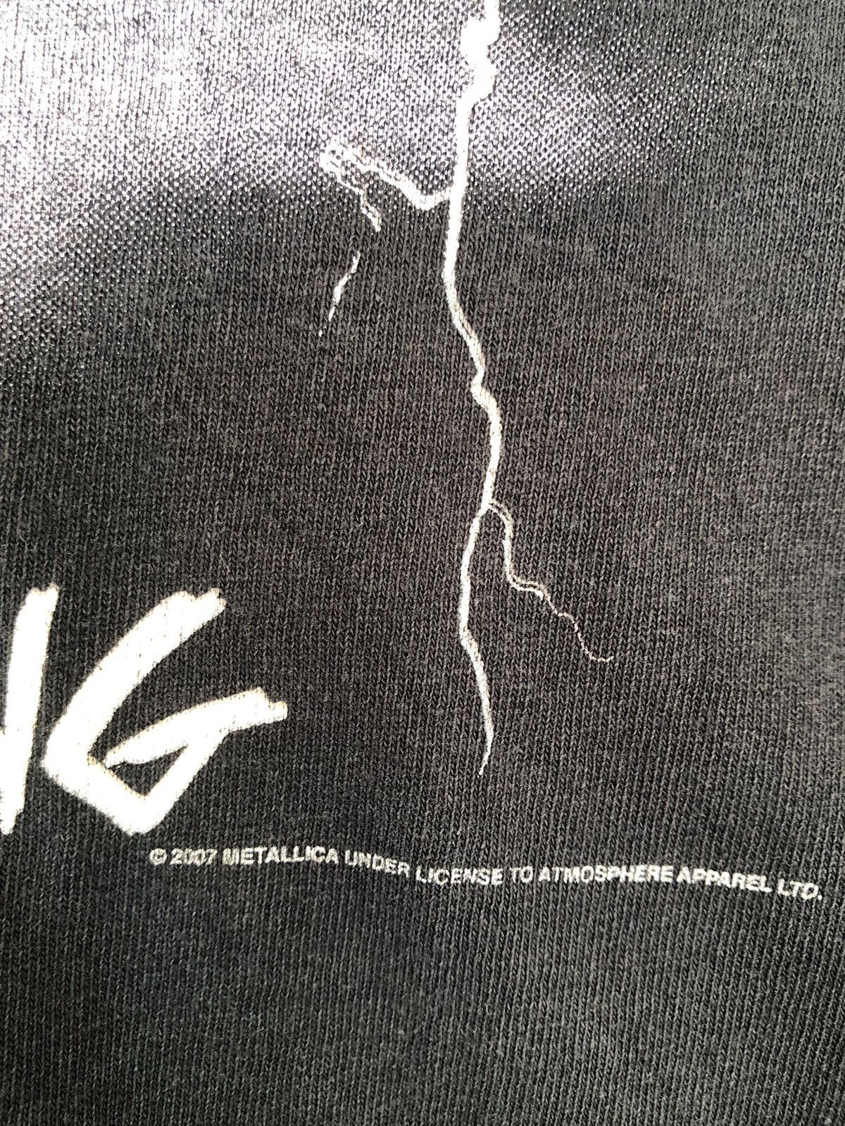 Metallica Distressed Vintage Metallica Ride The Lightning Size US XL / EU 56 / 4 - 7 Thumbnail