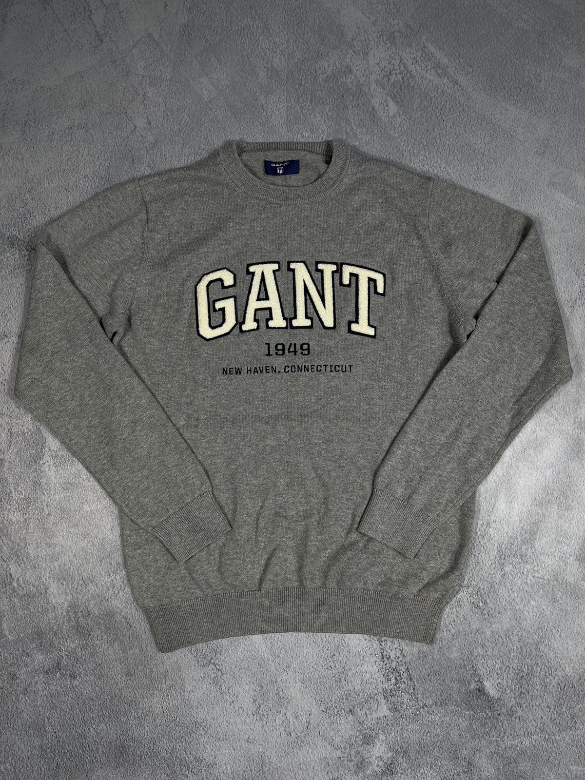 Gant VintageY2K Gant wool biglogo sweater streetwear size S Size US S / EU 44-46 / 1 - 1 Thumbnail