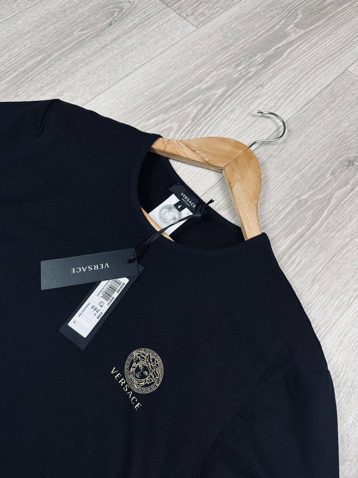 Versace VERSACE T-Shirt Crew Neck Short Sleeves Black NEW Size US M / EU 48-50 / 2 - 5 Thumbnail