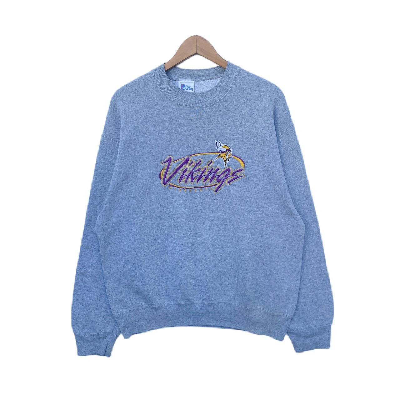 NFL × Vintage VINTAGE MINNESOTA VIKINGS NFL SWEATSHIRT LARGE PULLOVER Size US L / EU 52-54 / 3 - 1 Thumbnail