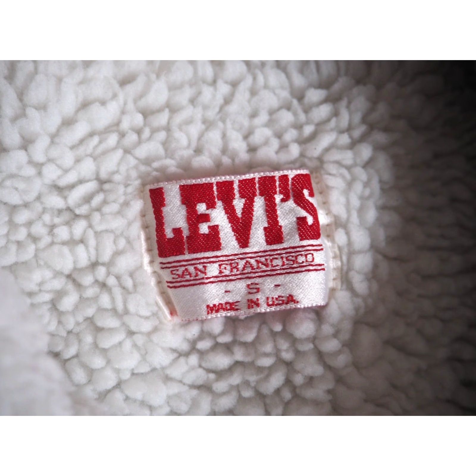 Levi's VTG Levis Denim Jacket Trucker USA Mens S 80s Blue Shearling Snap Size US S / EU 44-46 / 1 - 6 Thumbnail