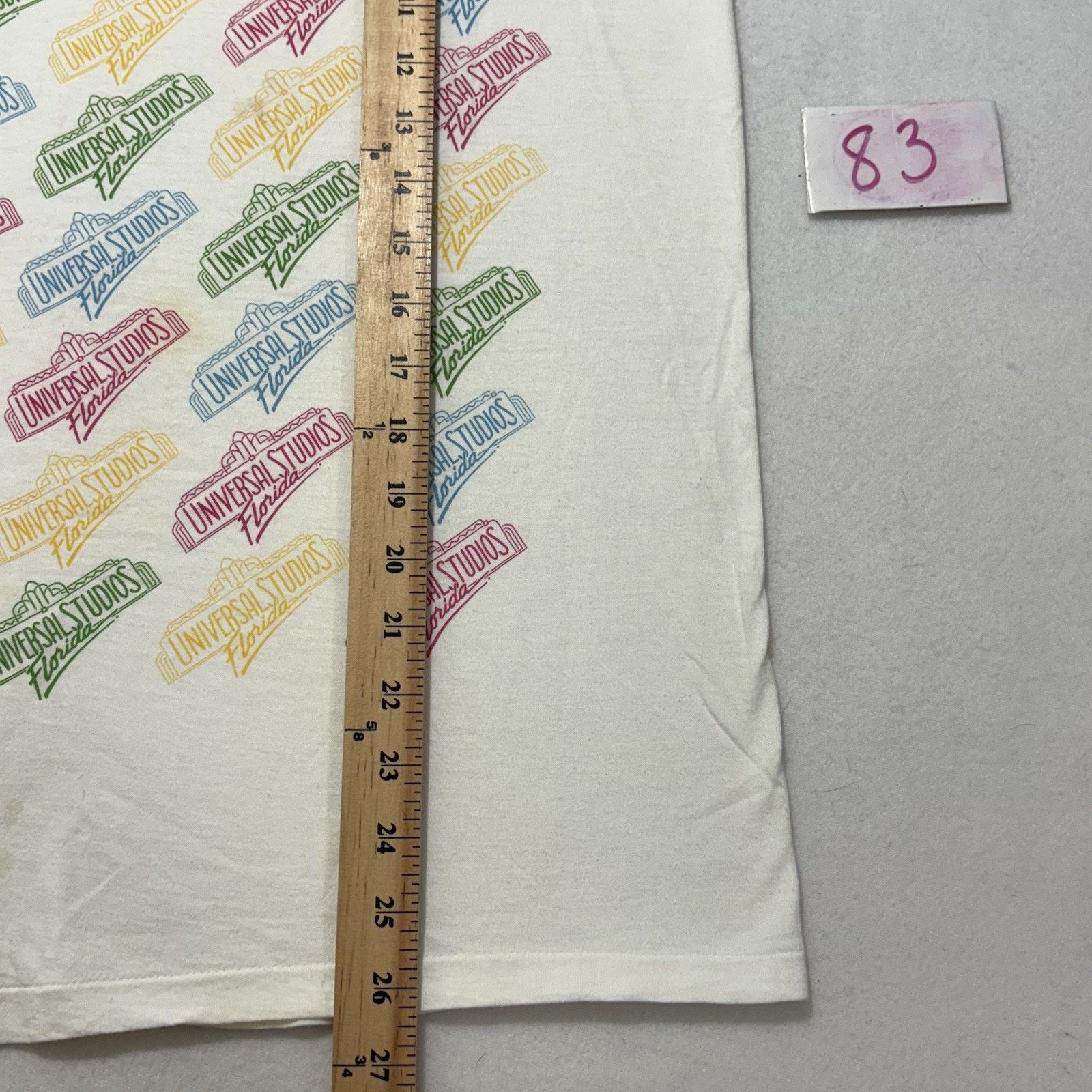 Hanes Vintage 1990 Universal Studios Men’s Small Graphic T Shirt Size US S / EU 44-46 / 1 - 10 Thumbnail
