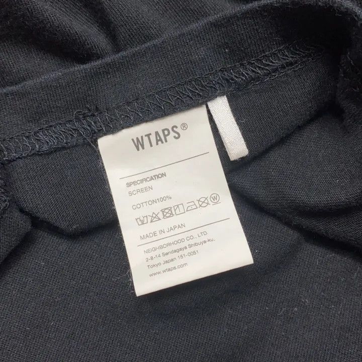 Wtaps WTAPS Black Loose Fit Short Sleeve T-Shirt -2508 Size US M / EU 48-50 / 2 - 1 Thumbnail
