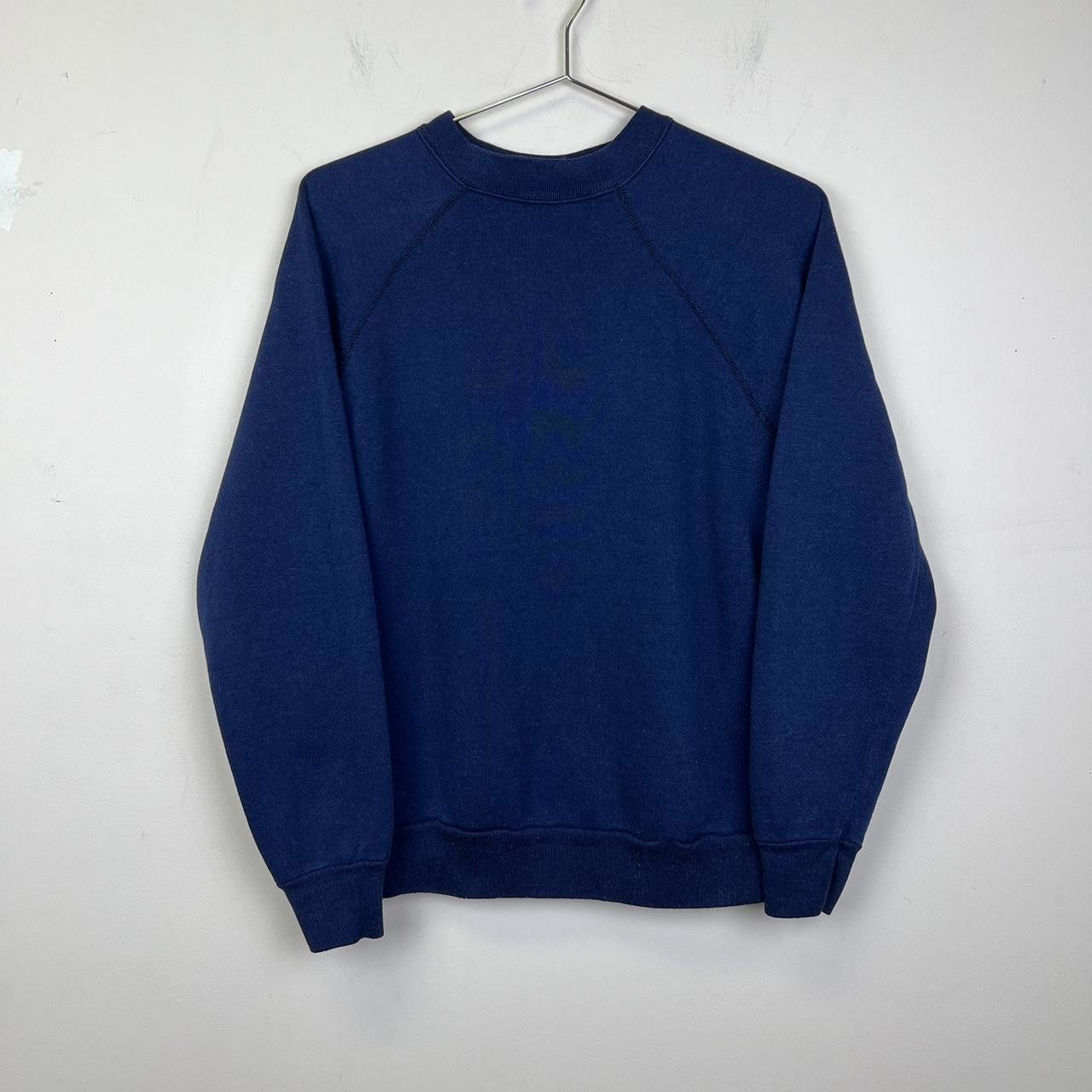 Tultex 90s Tultex Classic Navy Sweatshirt - Medium Size Size US M / EU 48-50 / 2 - 1 Thumbnail