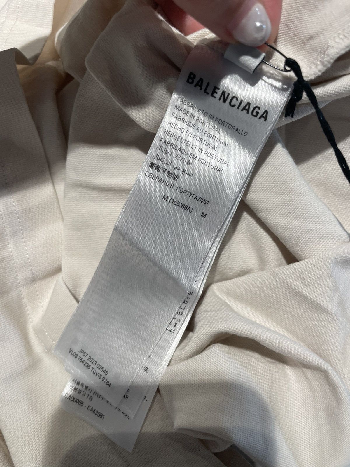 Balenciaga Logo t-shirt Size US M / EU 48-50 / 2 - 6 Thumbnail