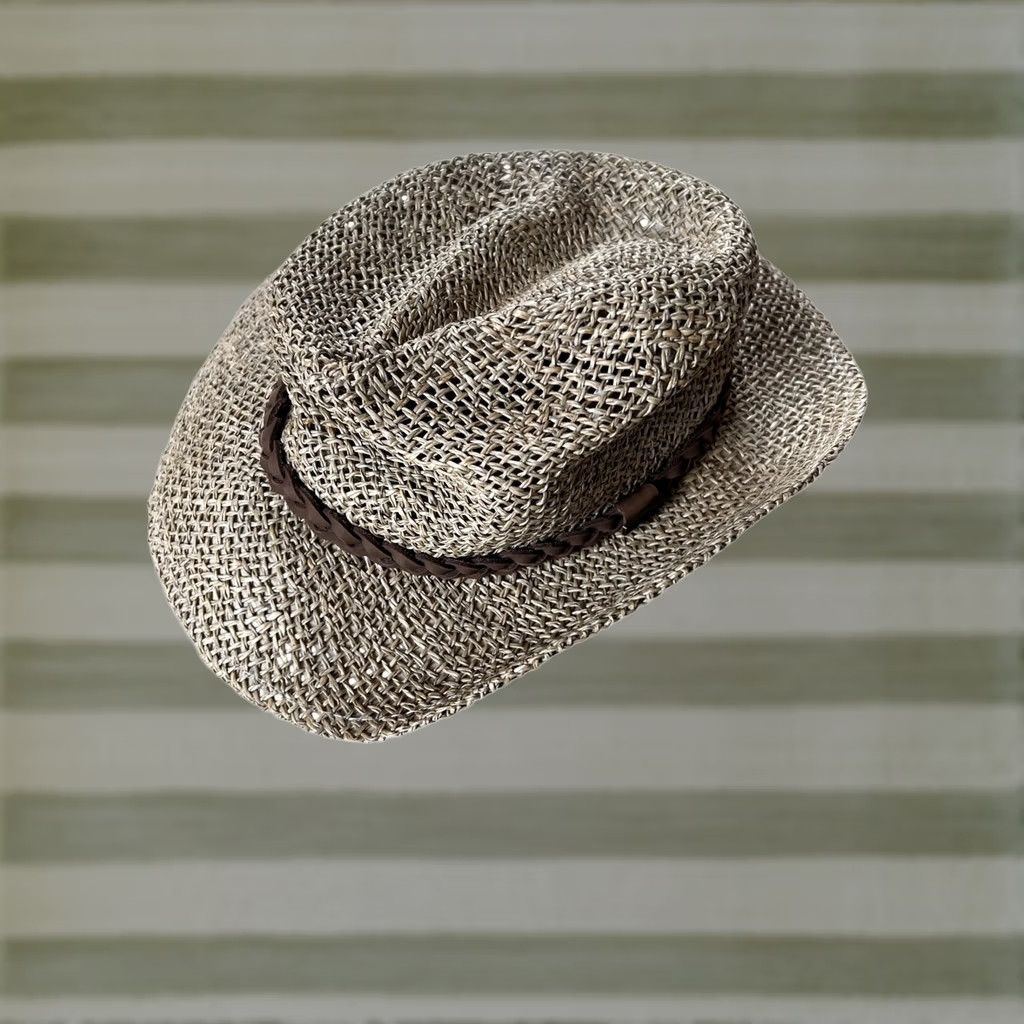 Pendleton VINTAGE Pendleton Hat Fedora Mens M Beige Straw Lined Breathable Lightweight Summer Size ONE SIZE - 1 Thumbnail