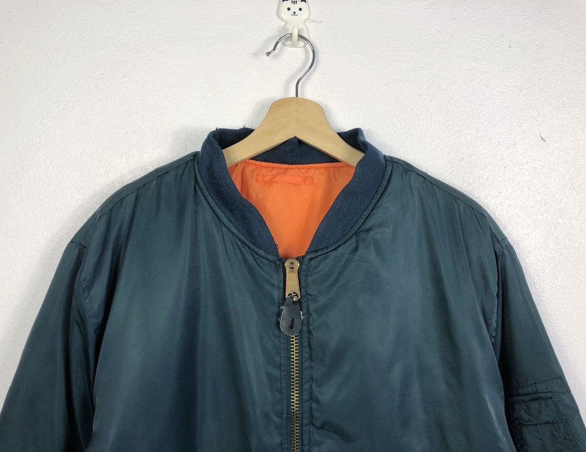 Vintage Rare Vintage Phantom Military MA-1 Reversible Bomber Jacket Size US XXL / EU 58 / 5 - 2 Thumbnail