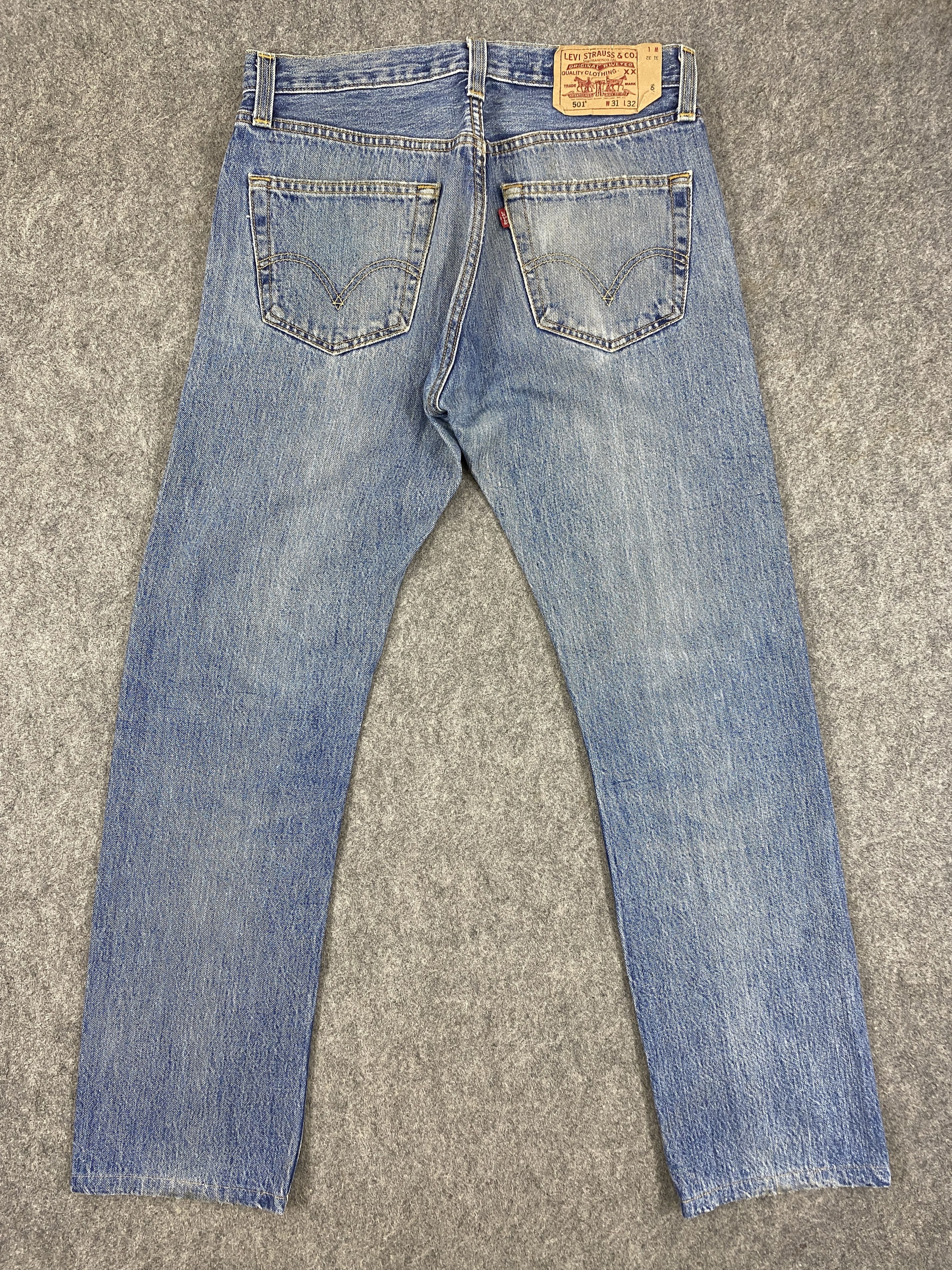 Levi's Distressed Blue Vintage Levi's 501 32x30.5 Denim JN2395 Size US 32 / EU 48 - 2 Thumbnail