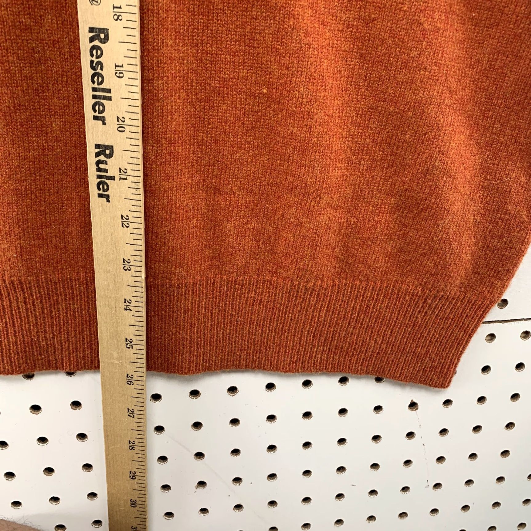 Polo Ralph Lauren Polo Ralph Lauren Sweater XL Orange Pullover Long Sleeve 1/4 Zip Knit Wool Mens Size US XL / EU 56 / 4 - 7 Thumbnail