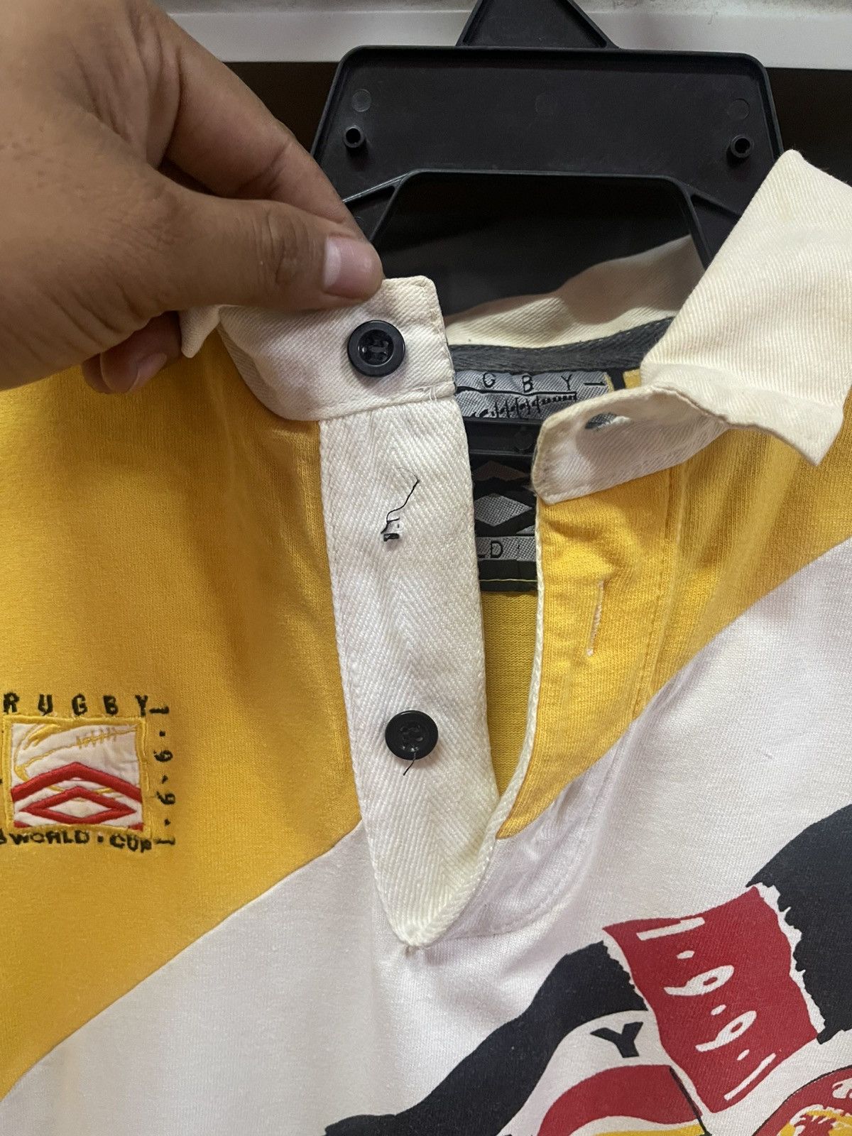 Umbro Vintage 90's Umbro Rugby World Cup🔥🔥🔥 Size US XL / EU 56 / 4 - 5 Thumbnail