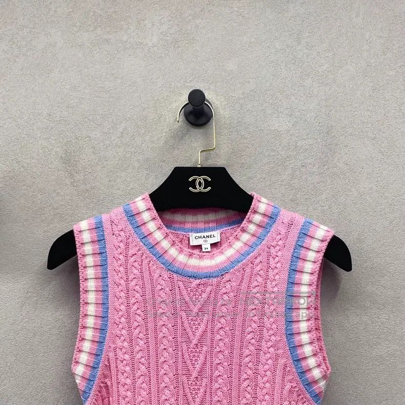Chanel Chanel Colour block striped casual sleeveless dress Size XXS / US 00 / IT 34 - 4 Thumbnail