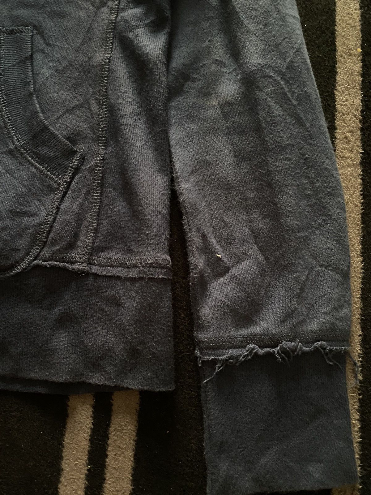 Hysteric Glamour × Japanese Brand Unkwn faux fur distressed hoodie Size US L / EU 52-54 / 3 - 4 Thumbnail