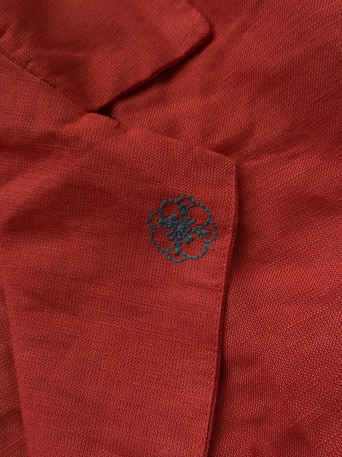 Gudrun Sjoden Gudrun Sjoden linen blend embroidered floral blazer jacket Size XL / US 12-14 / IT 48-50 - 7 Thumbnail