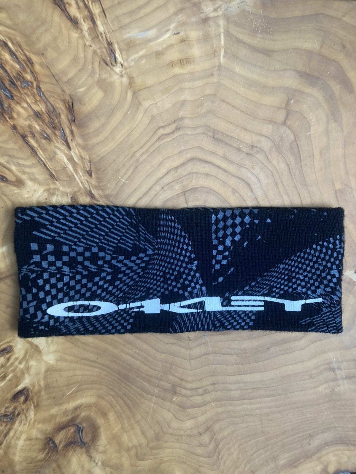Oakley Oakley Unisex Headband Acrylic black Vintage rareSki Hiking Size ONE SIZE - 1 Thumbnail