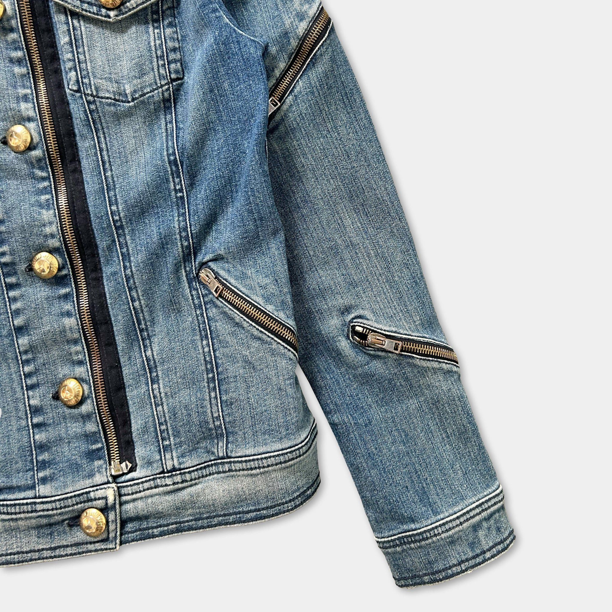Moschino Moschino 00's Multipocket Denim Jacket Size US S / EU 44-46 / 1 - 3 Thumbnail