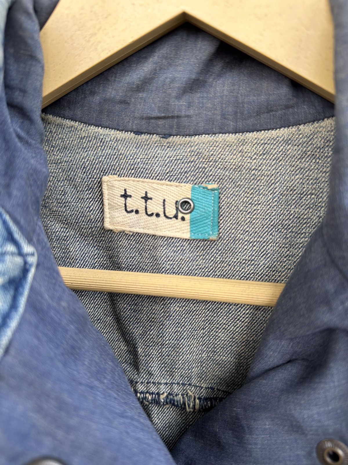 Japanese Brand 💥Ttu Denime Jacket💥 Crazy design Ttu Denime Jacket💥 Size US M / EU 48-50 / 2 - 4 Thumbnail
