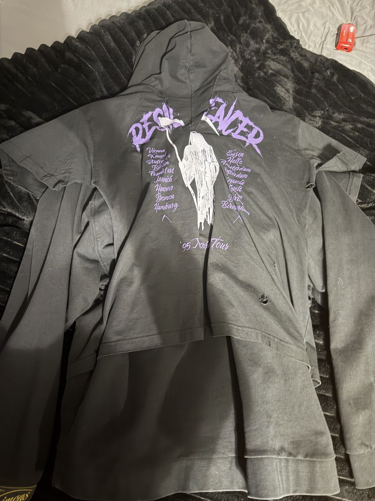 Raf Simons Raf Simons Resilencer Double Layered Hoodie Size US XS / EU 42 / 0 - 5 Thumbnail