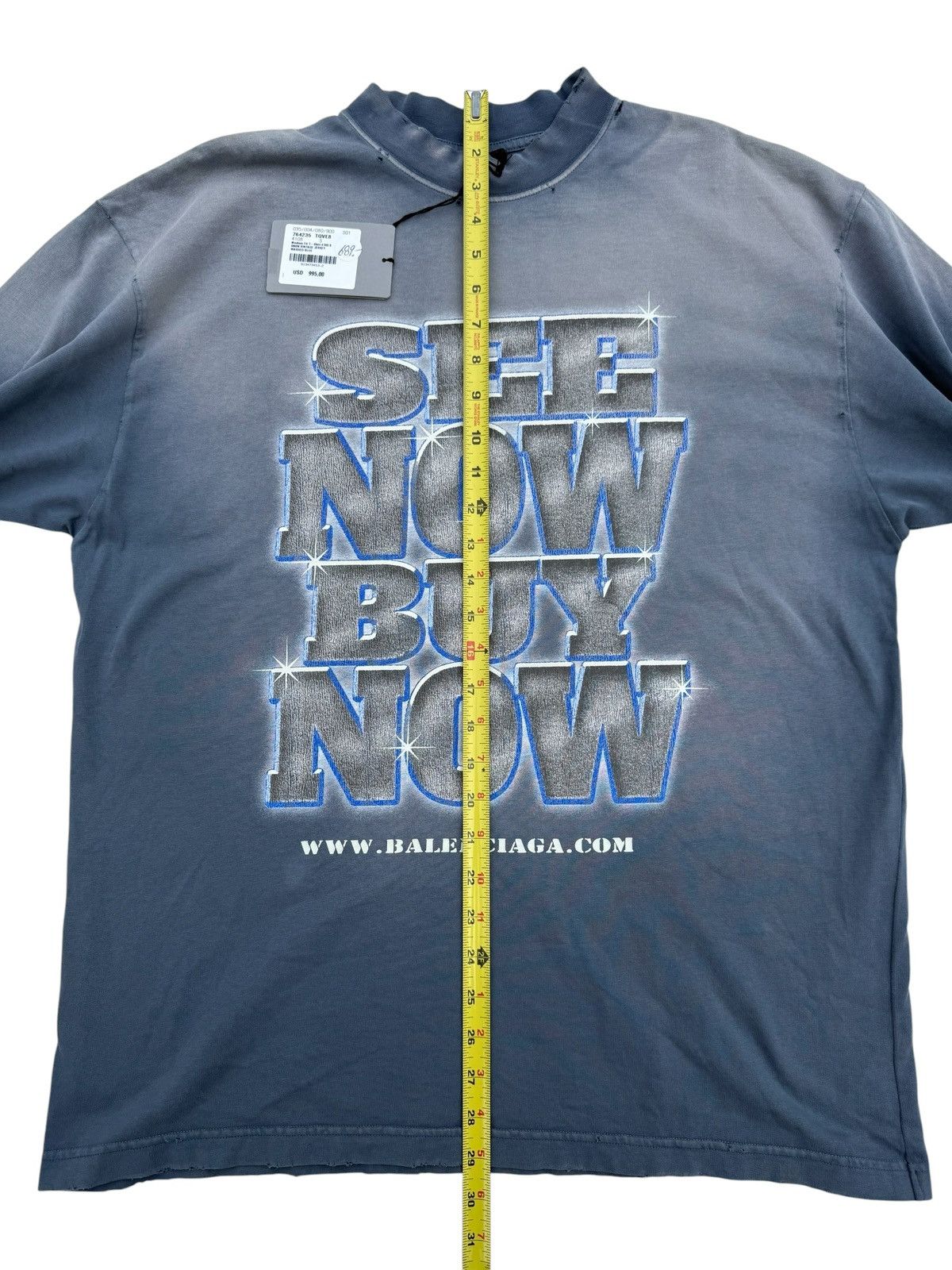 Balenciaga Balenciaga see now t shirt Size US S / EU 44-46 / 1 - 8 Thumbnail