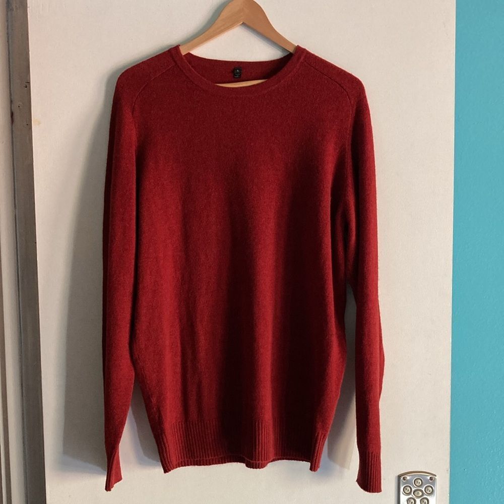 Muji MUJI Mens Size L Wool & Yak Pullover Crewneck Knit Sweater i Size US L / EU 52-54 / 3 - 2 Thumbnail