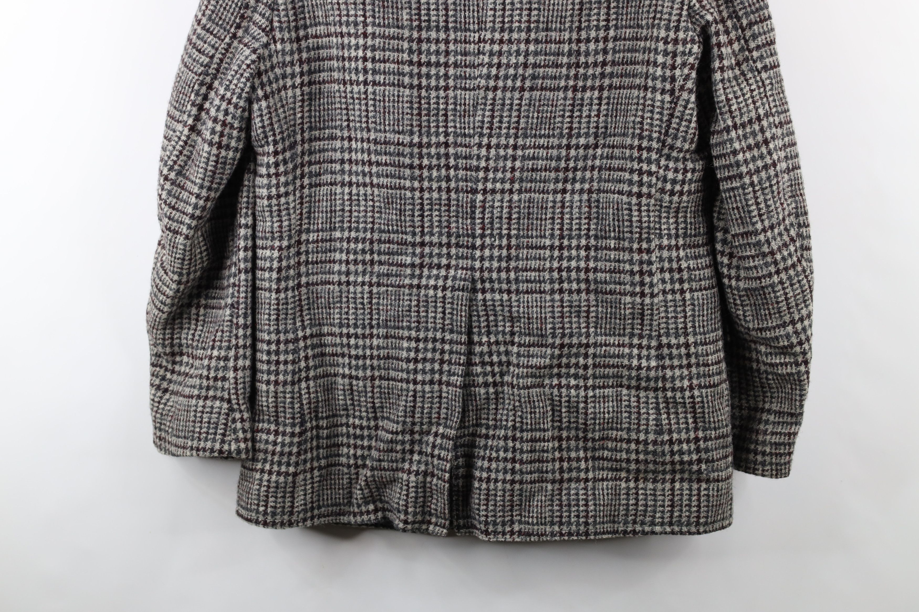 Vintage Vintage 70s Rockabilly Tweed Houndstooth Sport Coat Jacket Size US XL / EU 56 / 4 - 14 Thumbnail