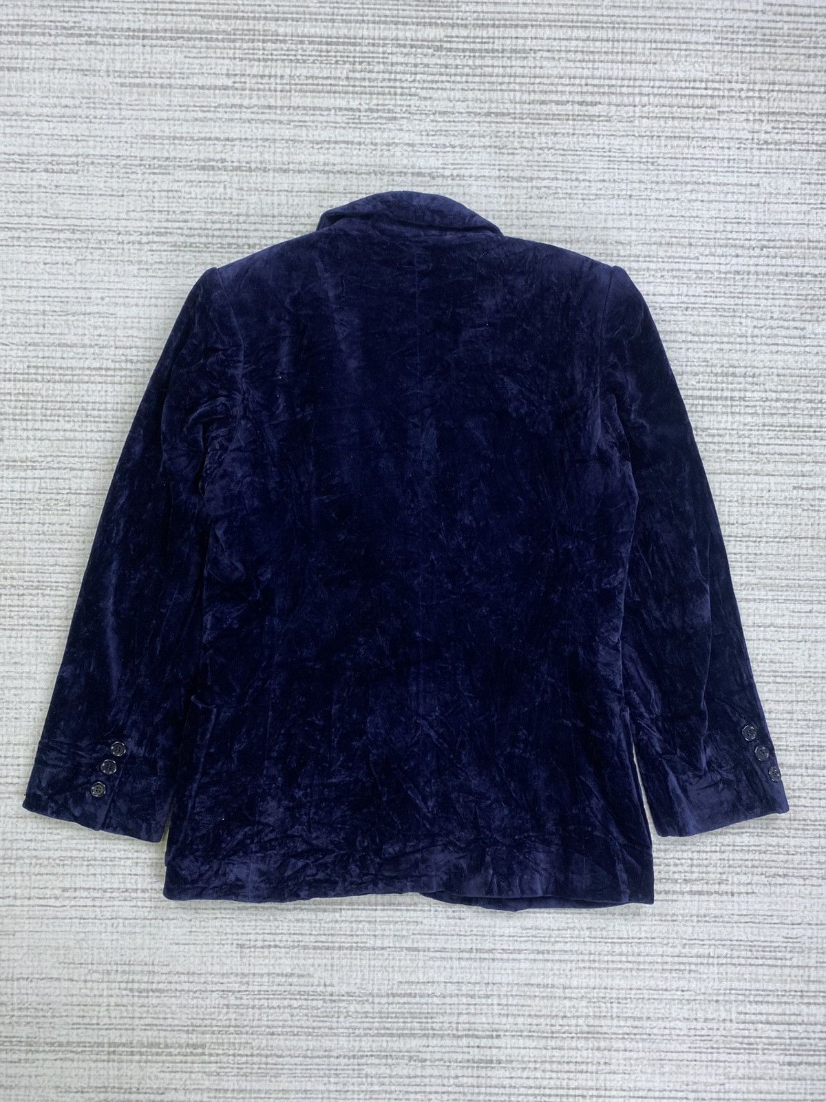 Yves Saint Laurent Vintage YVES SAINT LAURENT YSL Velvet 2 Button Blazer Size US S / EU 44-46 / 1 - 2 Thumbnail