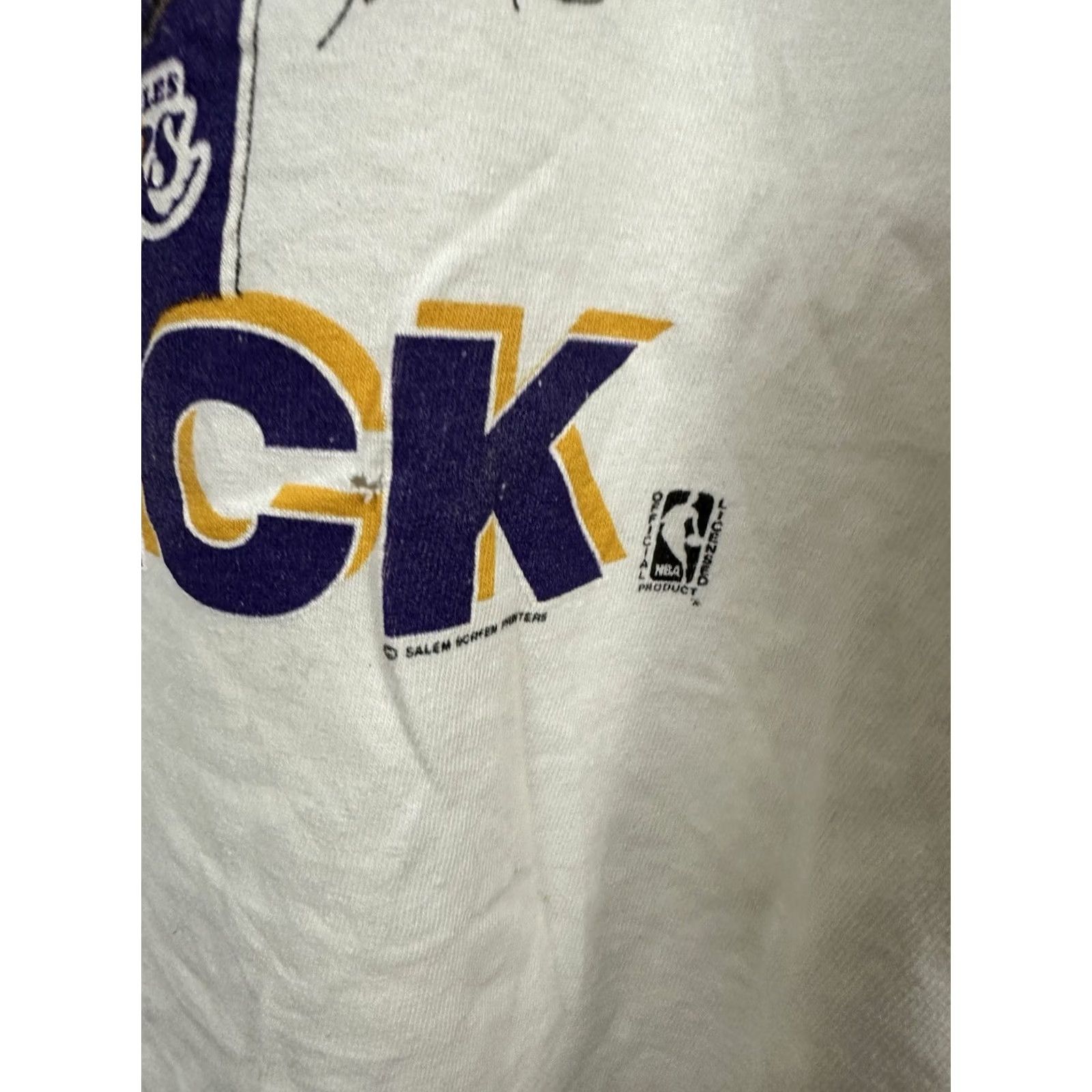 NBA VTG LA Classic 6 Pack Lakers T-Shirt L White Nike? Size US L / EU 52-54 / 3 - 5 Thumbnail