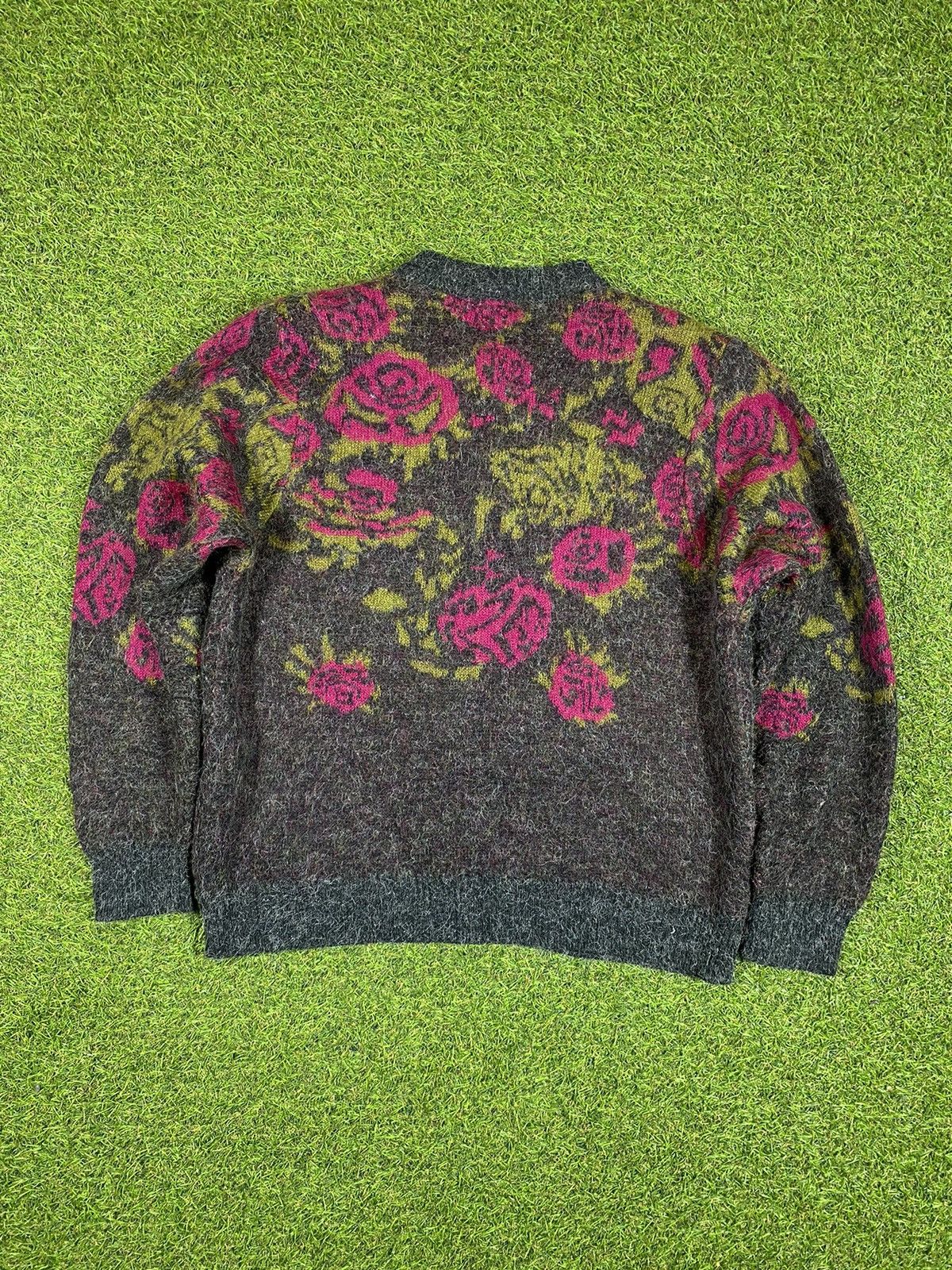 Vintage Vintage 90s woool sweater cardigan Japanese Coogi style Size XL / US 12-14 / IT 48-50 - 4 Thumbnail