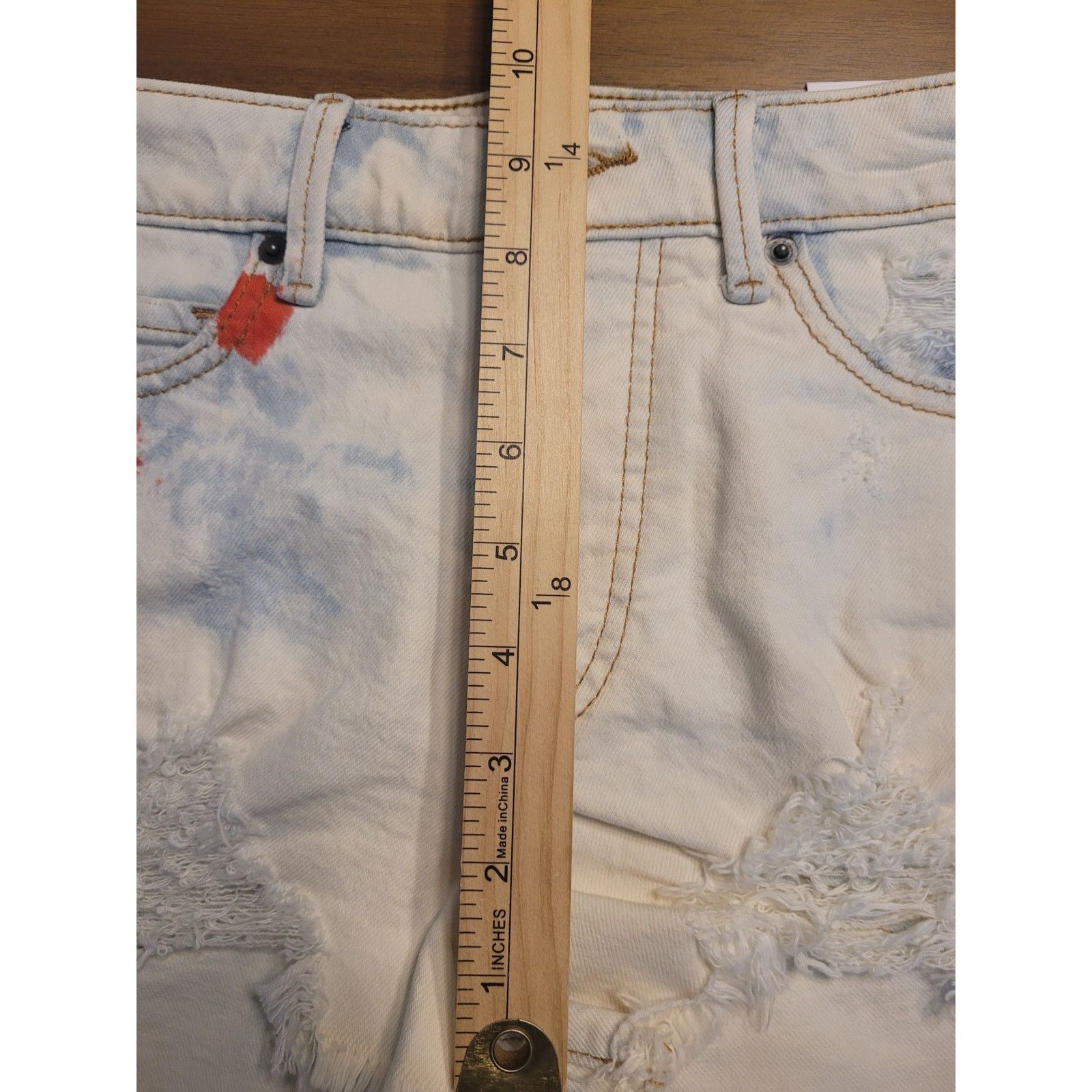 True Religion True Religion HR Acid Wash Shorts 24 NWT Thrashed Destroyed Size 24" / US 00 / IT 34 - 11 Thumbnail