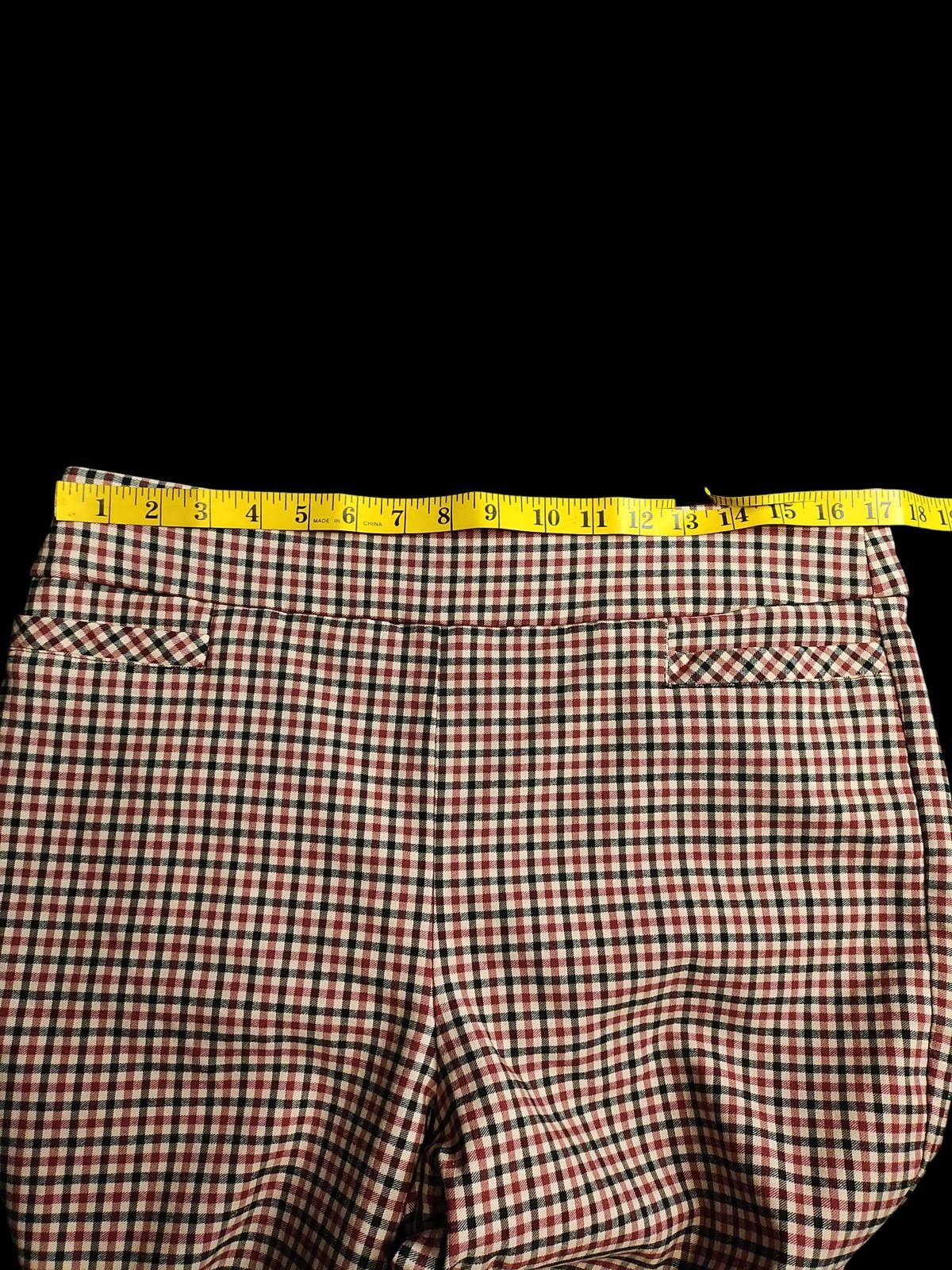 Other Kim Rogers Women's Checked Casual Pants Size 38" / US 16 / IT 52 - 9 Thumbnail