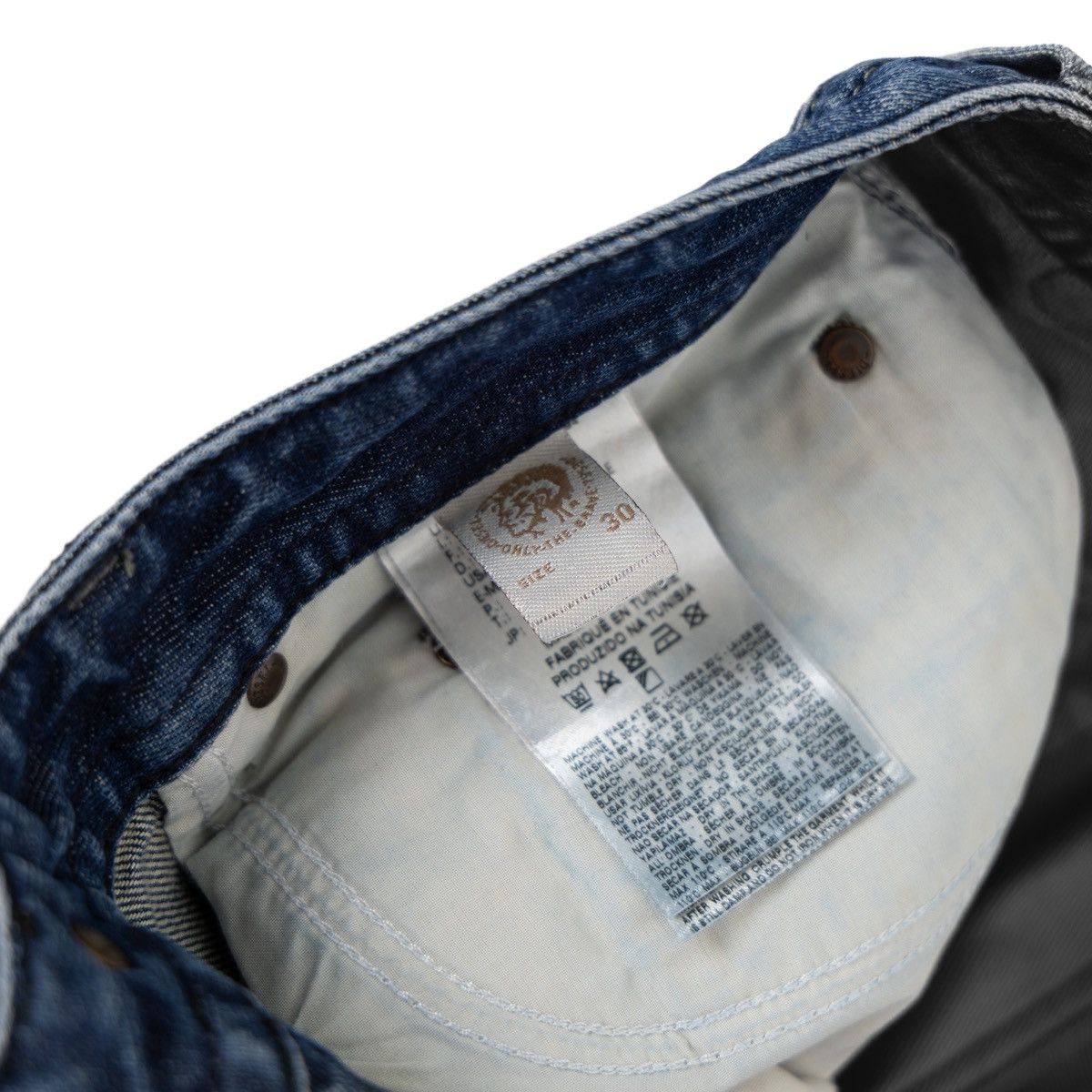 Diesel Diesel Thavar 0817G Mens Blue Jeans Slim Fit Stretch Denim Size US 30 / EU 46 - 6 Thumbnail
