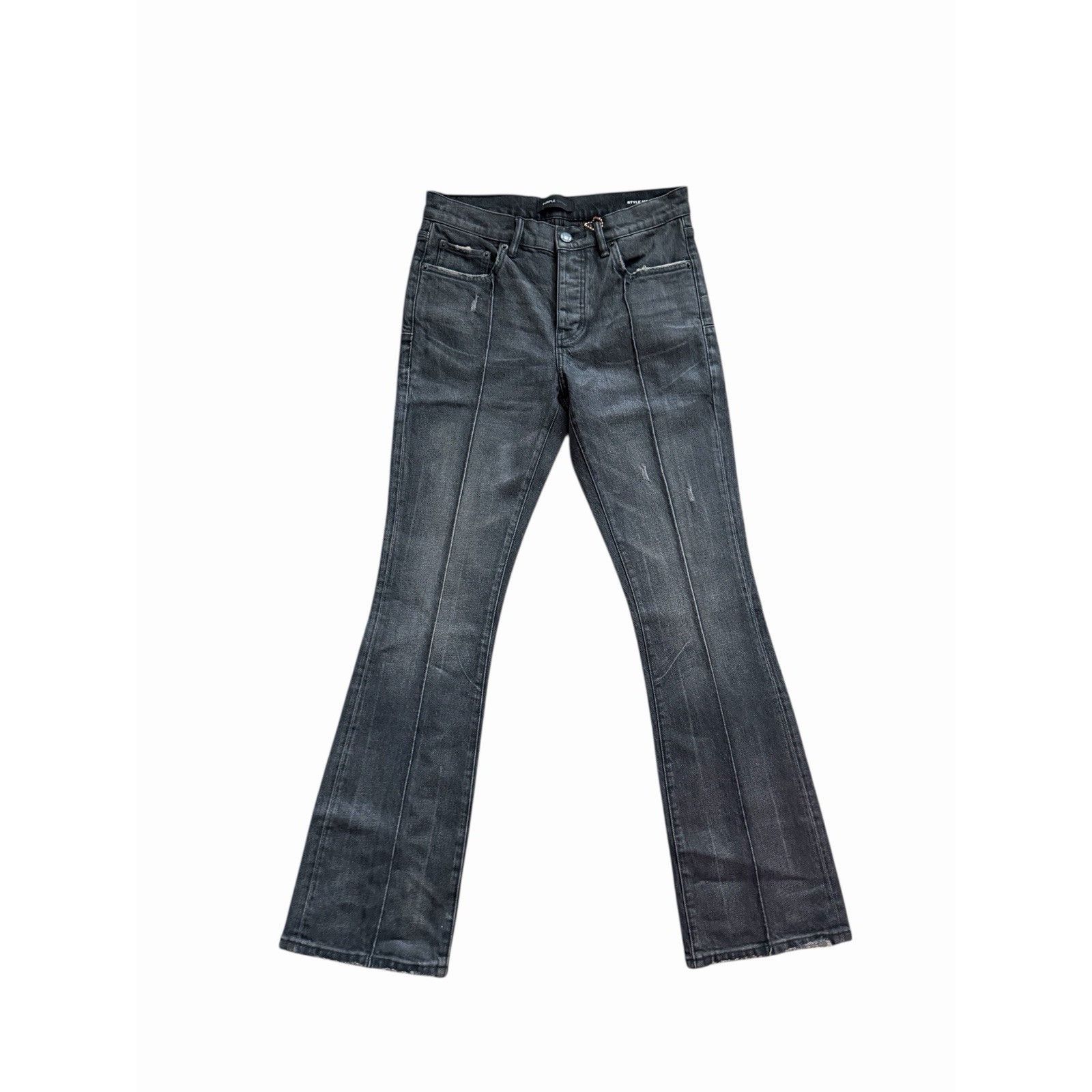 Purple Brand Purple Brand Jeans Men Flare Black P004 Size 30/32 Size US 30 / EU 46 - 2 Thumbnail