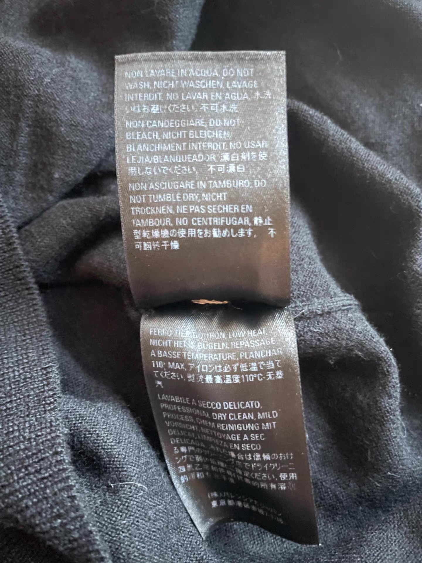 Balenciaga Balenciaga black wool sweater Q4 Size US L / EU 52-54 / 3 - 7 Thumbnail