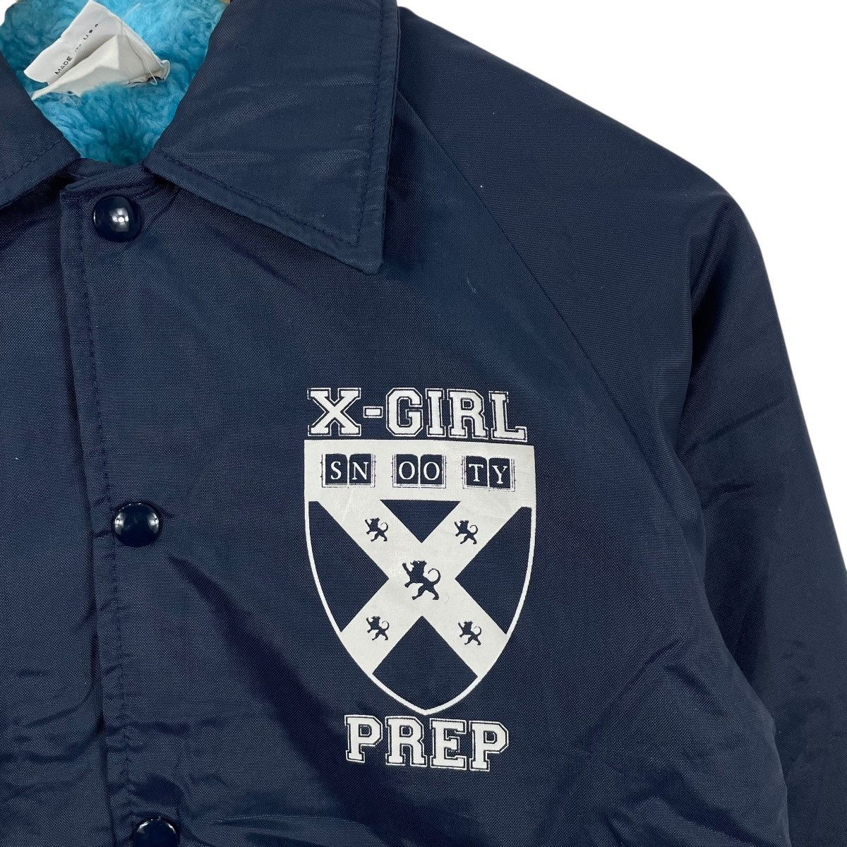 Vintage Vintage X-GIRL Sherpa Coach Jacket Size US S / EU 44-46 / 1 - 4 Thumbnail