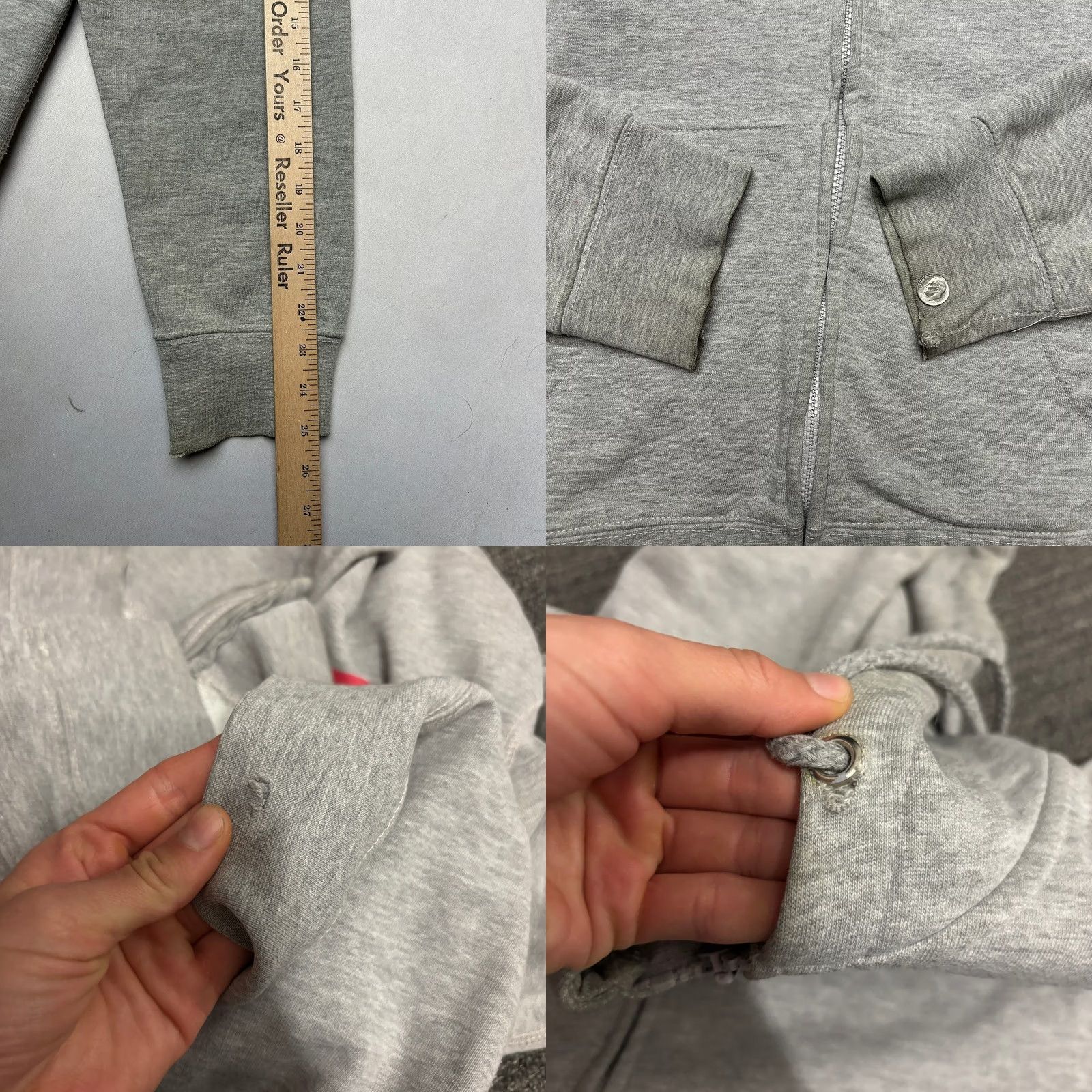 Vintage Billionaire Boys Club BBC Icecream Hoodie Full Zip Gray Men's Size US M / EU 48-50 / 2 - 8 Thumbnail