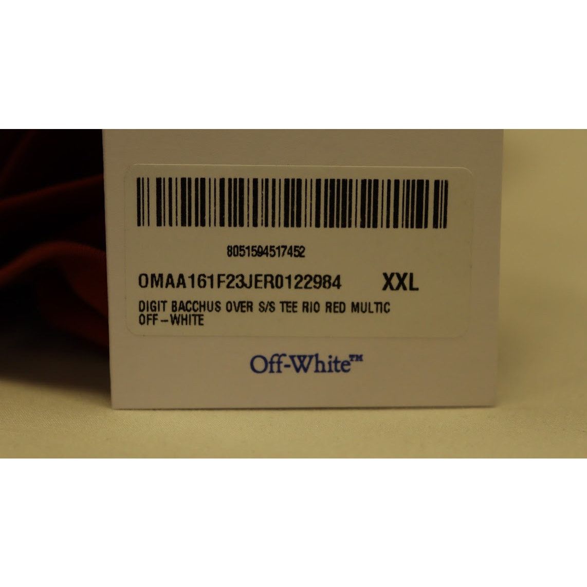 Off-White o1rshd1 Q:2 / Digit Bacchus Over Short Sleeve Tee T-Shirt Size US XXL / EU 58 / 5 - 10 Thumbnail