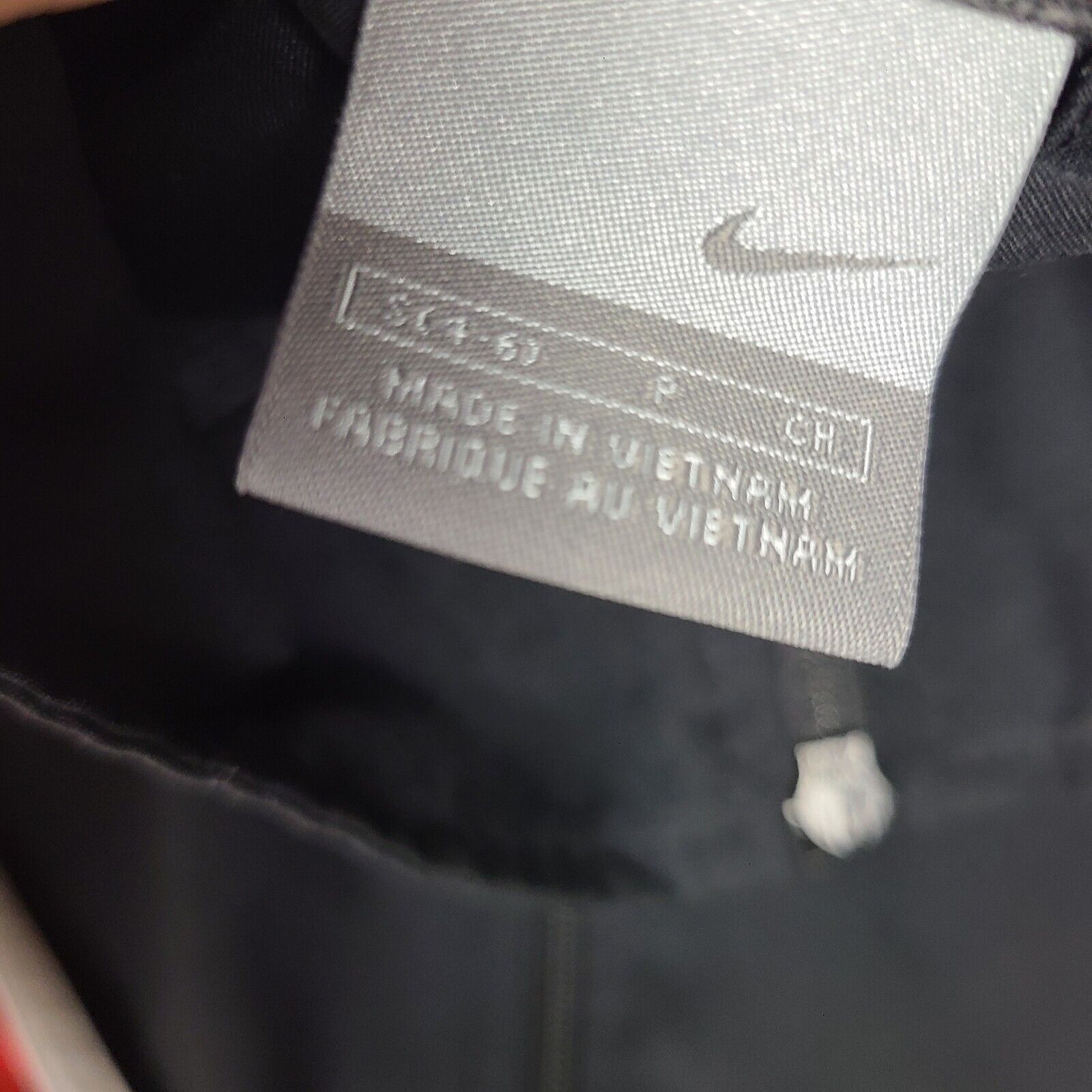 Nike Vintage Nike Black W/Red White Embroidered Swoosh Check Zip Size S / US 4 / IT 40 - 2 Thumbnail