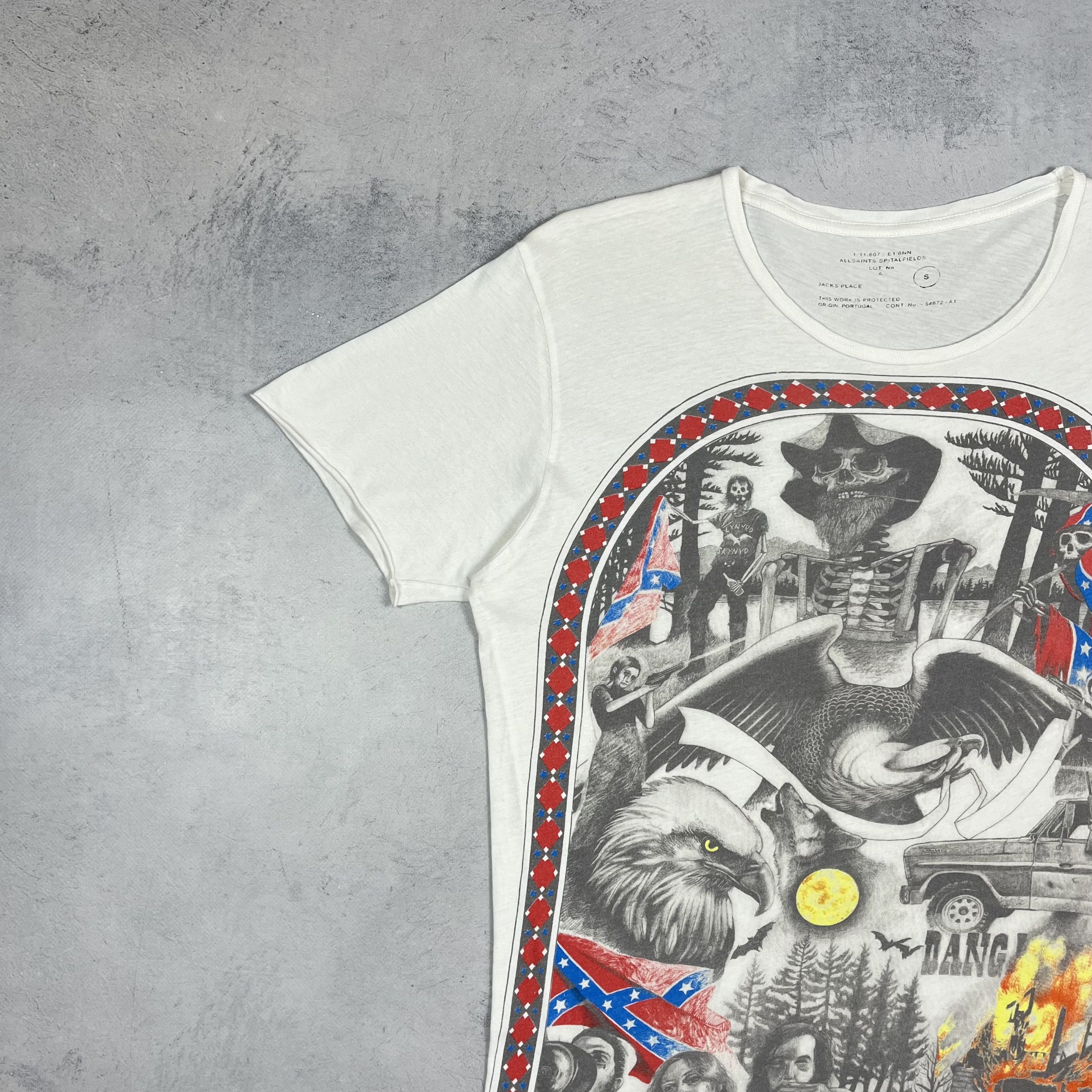 Allsaints AllSaints Spitalfields Appalacia Crazy Art T Shirt Size US S / EU 44-46 / 1 - 6 Thumbnail