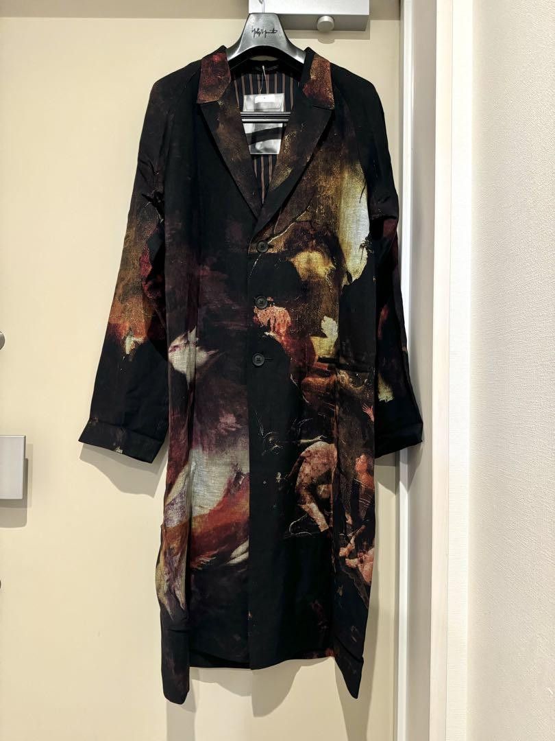 Yohji Yamamoto YOHJI YAMAMOTO POUR HOMME/24SS SHAWL HELL PRINT