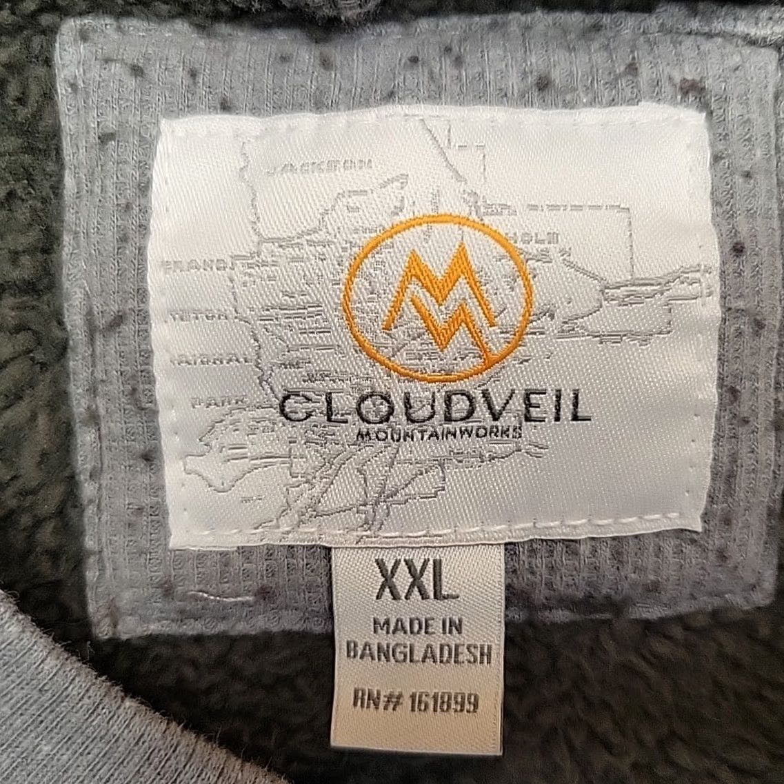 Vintage Cloudveil Mountainworks Sweater Mens XXL Gray LS Henley Sherpa Button Pullover Size US XXL / EU 58 / 5 - 4 Thumbnail