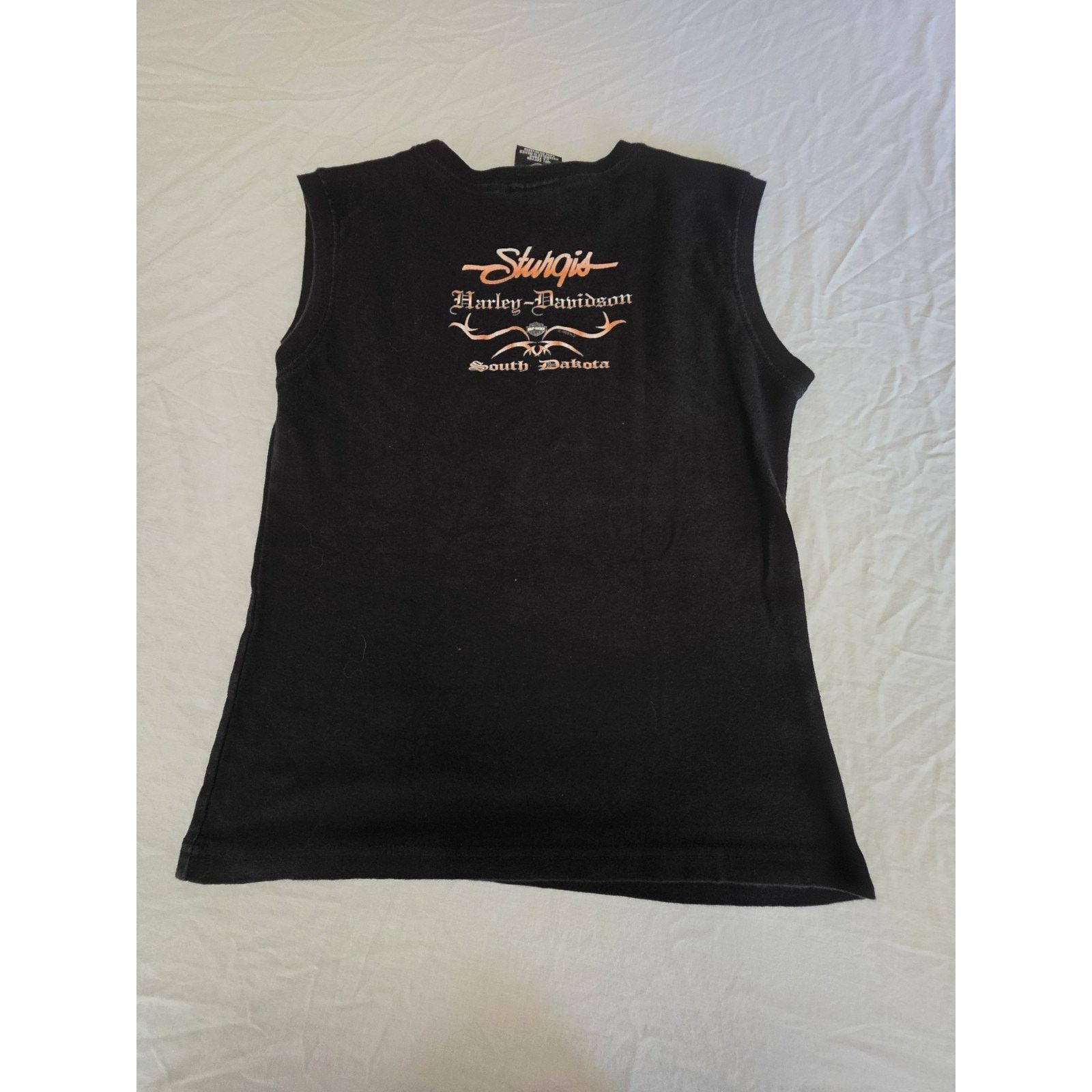 Other Sturgis 2004 Women's Black Cropped Tank Top Size Large Size L / US 10 / IT 46 - 1 Thumbnail