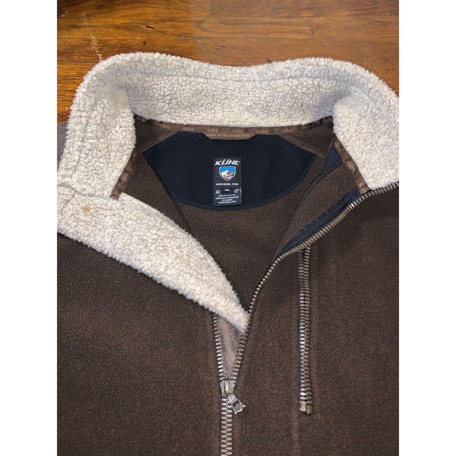 Kuhl KUHL Alpenwurx Fleece Jacket XL Brown Sherpa Lined Full Zip Size US XL / EU 56 / 4 - 5 Thumbnail