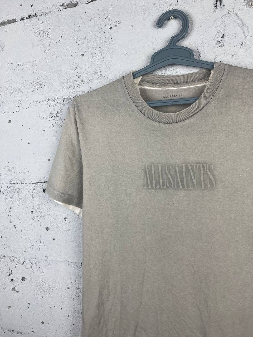 Allsaints AllSaints Big Logo Pained T-Shirt Size US M / EU 48-50 / 2 - 2 Thumbnail