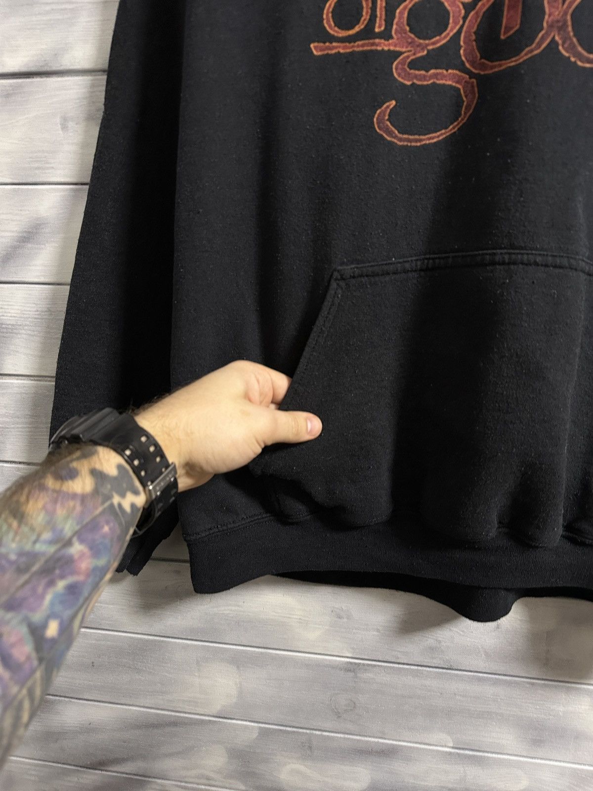 Band Tees Rare Vintage Hoodie Lamb Of God Big Logo Y2K Rock Metal Size US L / EU 52-54 / 3 - 4 Thumbnail