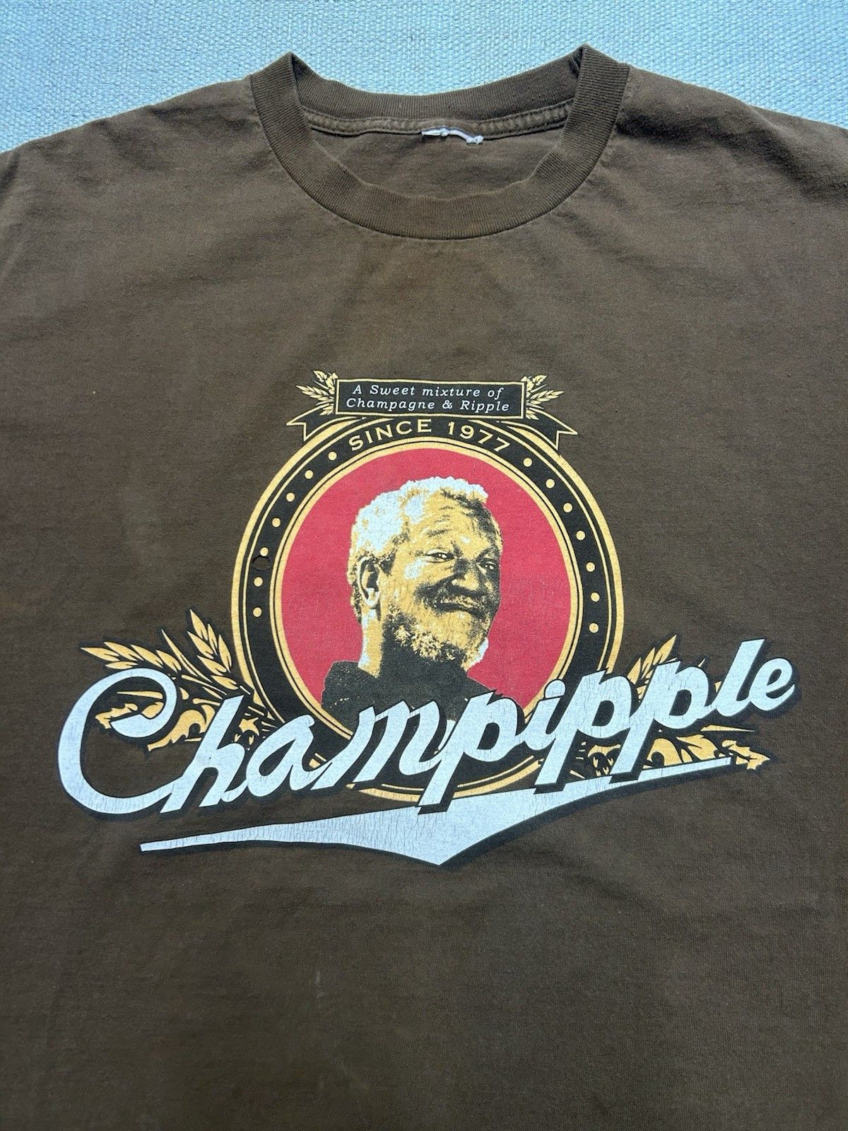 Vintage Vtg tshirt Champipple Sanford & Son tv show promo comedy XXL Size US XXL / EU 58 / 5 - 2 Thumbnail