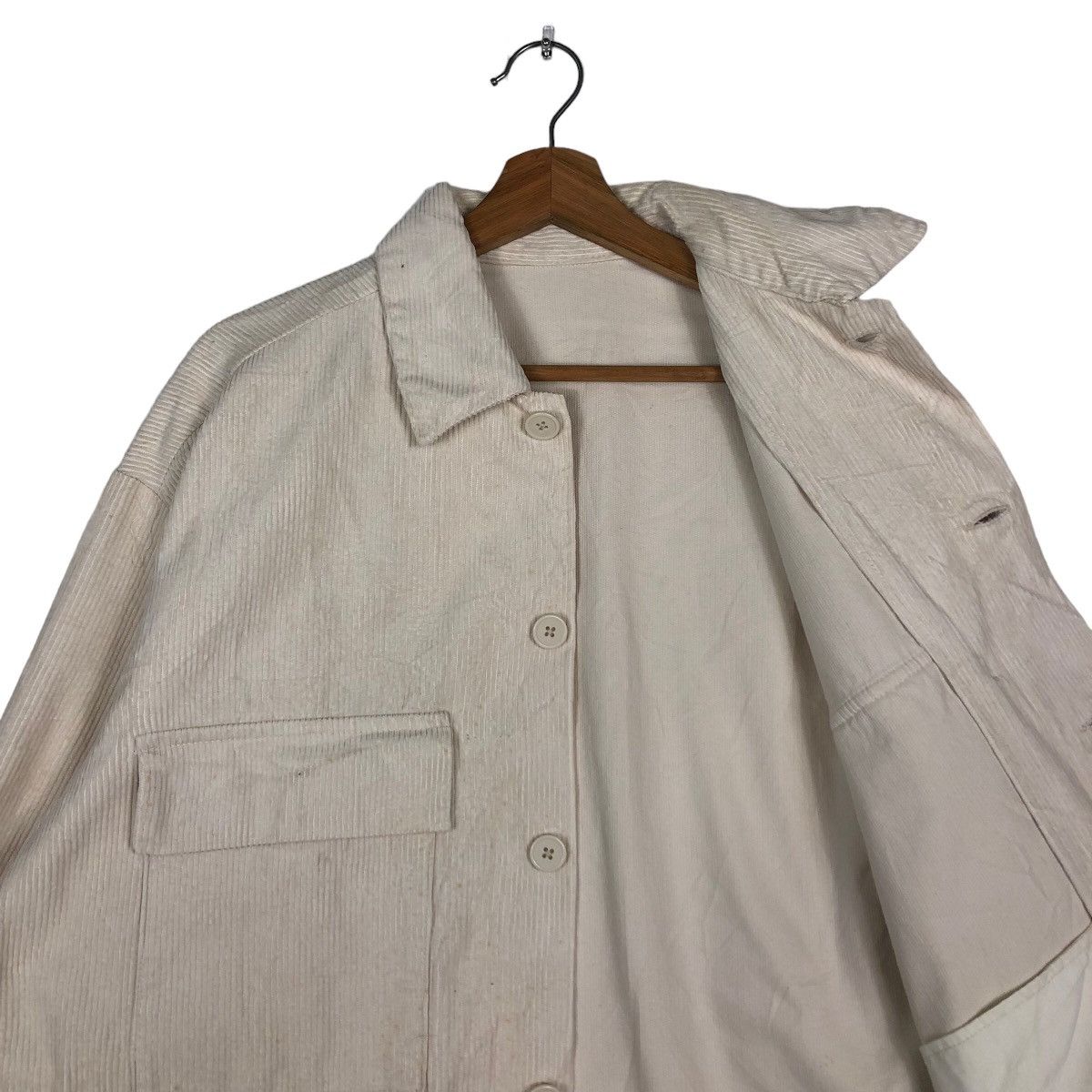 Japanese Brand 🔥Vintage Chore Wool Jacket GU Japan Issey Miyake Size US M / EU 48-50 / 2 - 12 Thumbnail