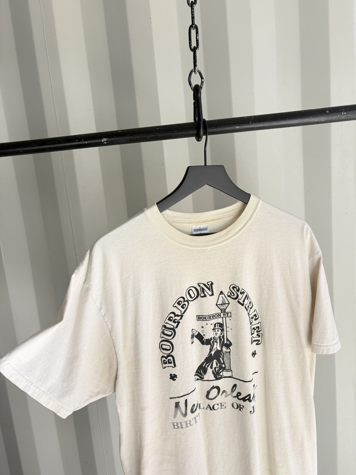 Vintage Vintage Bourbon Street Shirt Faded Distressed Band Grunge Size US XL / EU 56 / 4 - 4 Thumbnail