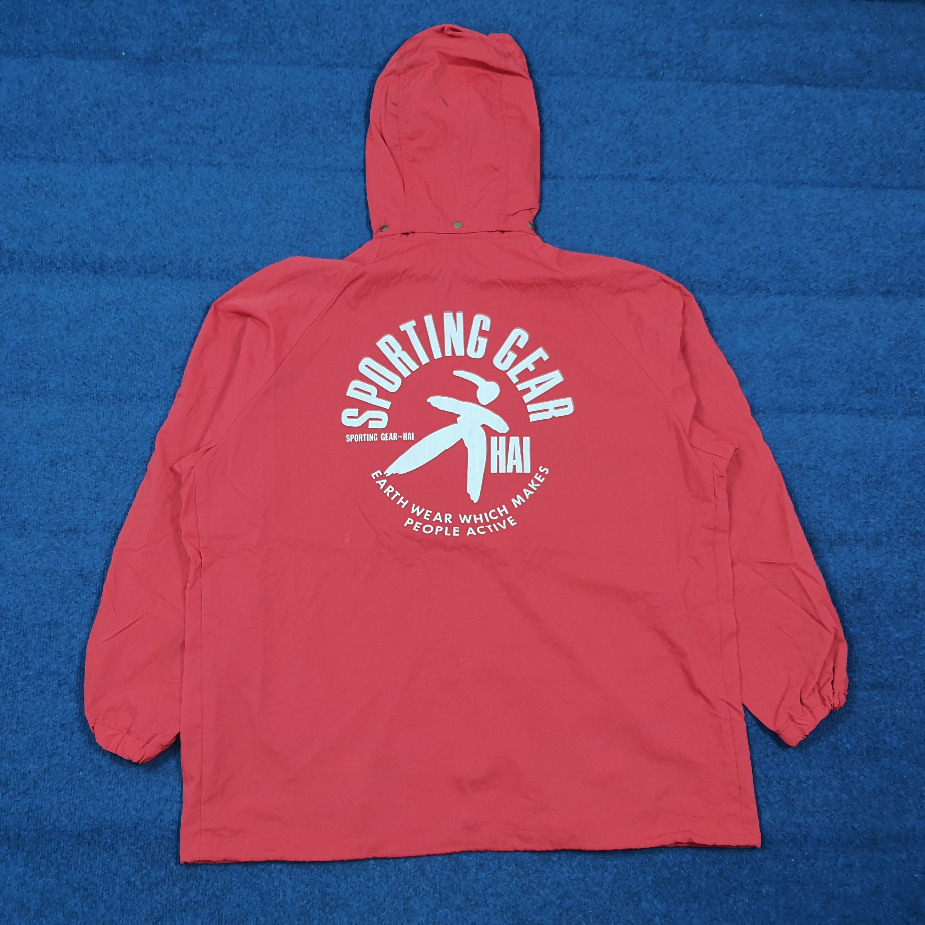 Hai Sporting Gear VINTAGE Issey Miyake Hai Sporting Gear Windbreaker C278N8 Size US XL / EU 56 / 4 - 1 Thumbnail